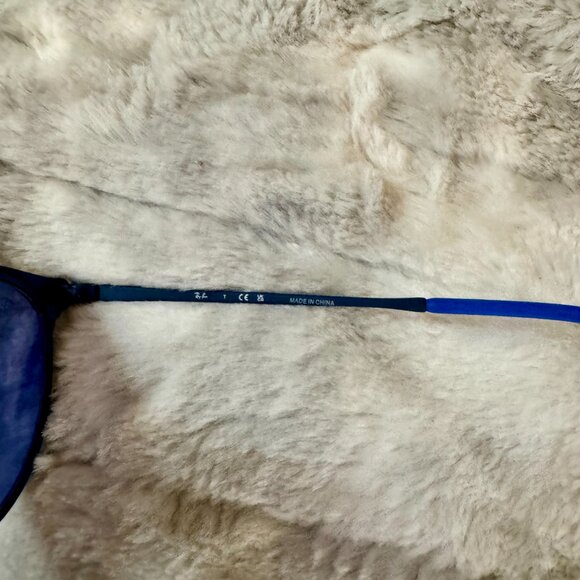 NEW Ray-Ban RB3539 Erika Metal Sunglasses Matte Blue/Blue Light Grey Mirror - Picture 13 of 16